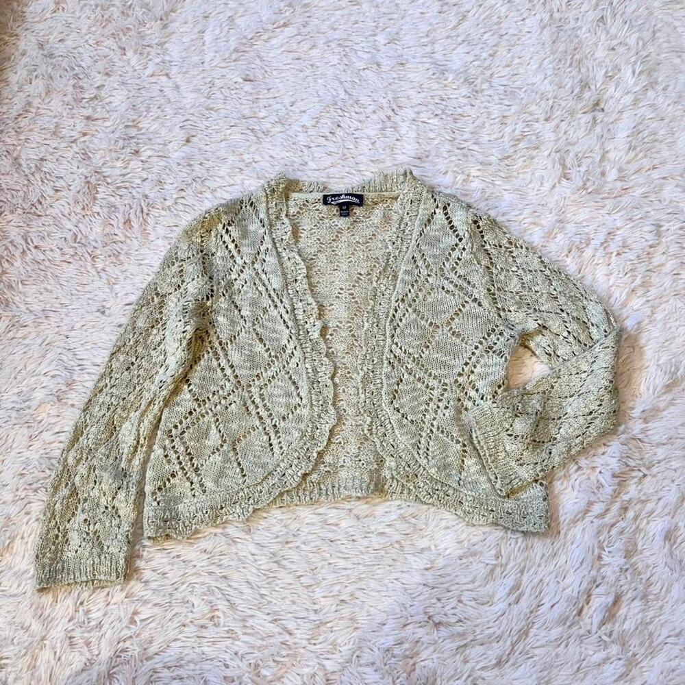 Boho Cottage Core Crotchet Coquette Twee Minimalist Earthy Soft‎ Girl Cardigan